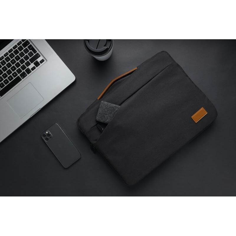 SALCEA - Santhome® 15" Laptop Sleeve - Grey/Tan