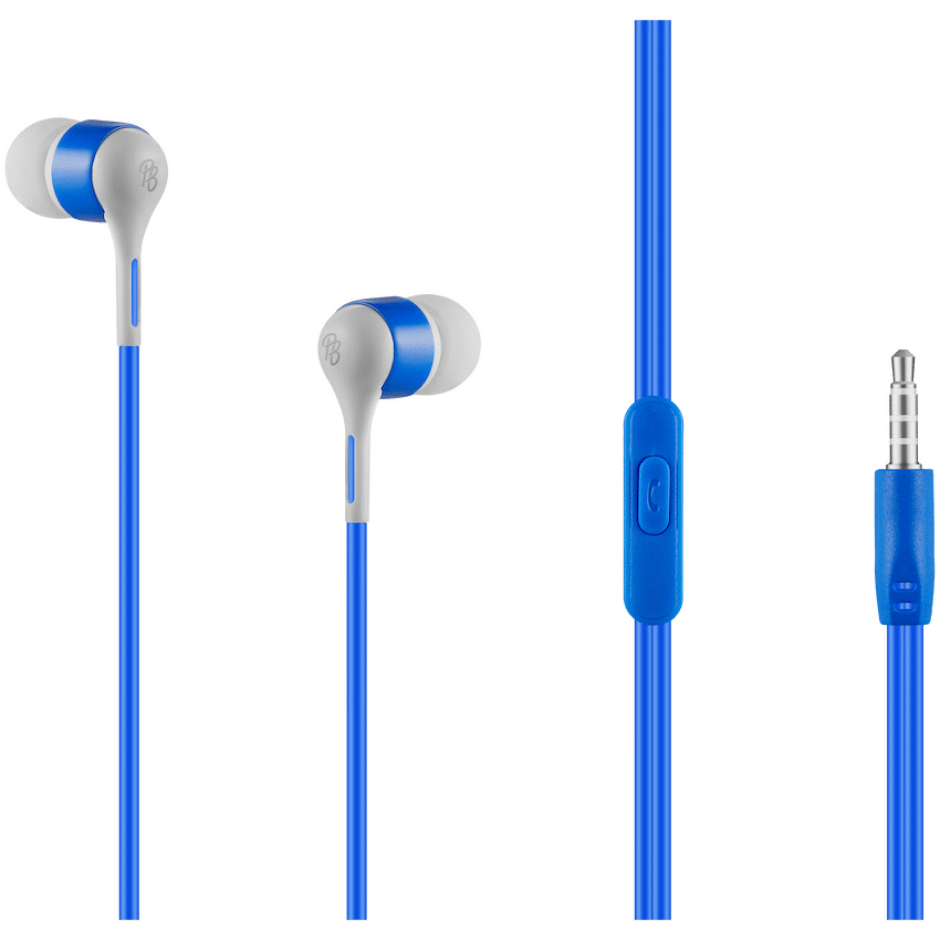 Pro Bass Swagger 2.0 Series - Boxed Auxiliary Earphone with Mic - Blue