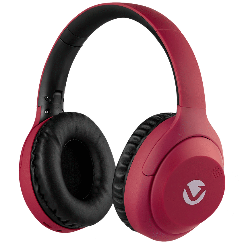 Volkano Cosmic 2 Series Bluetooth Headphones - Red