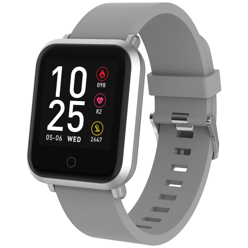 Volkano Active Tech Serene Series Watch with Heart Rate Monitor - Silver