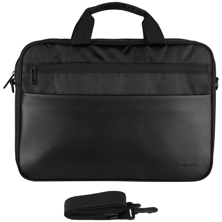 Amplify Panama 15.6" Laptop Shoulder Bag - Black