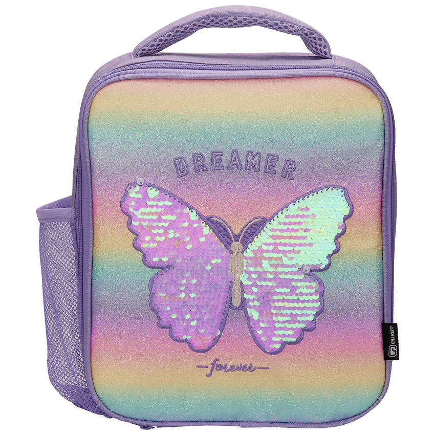 Quest Butterfly Deluxe Lunch Cooler - Purple