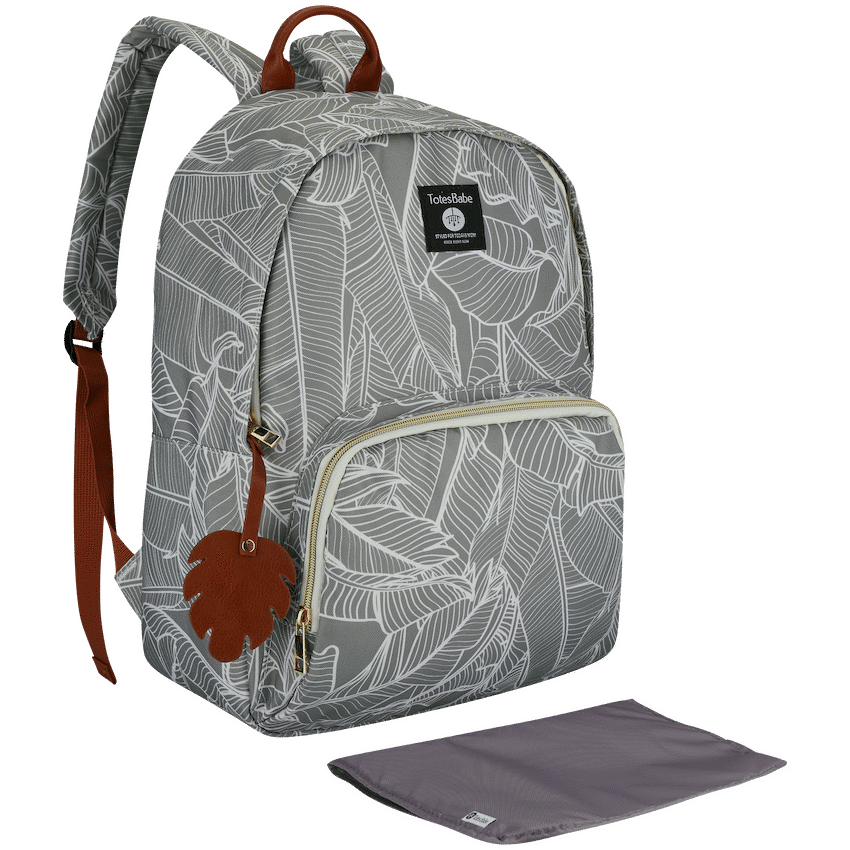 Totes Babe Selva Diaper Backpack Botanical Sage