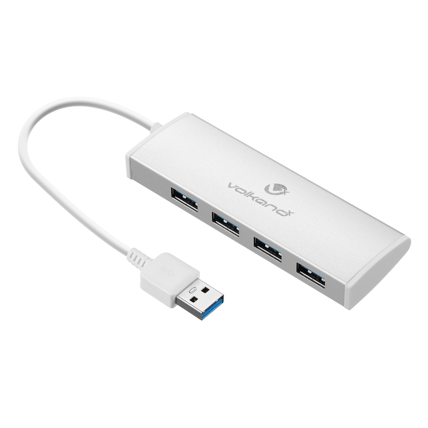 VolkanoX Media Series 4-Port USB Hub with Power Cable