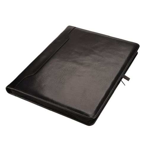 A4 Adpel Leather Zipped Folder