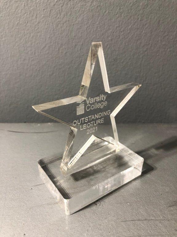 Acrylic Clear Base Star 01 - 12cm
