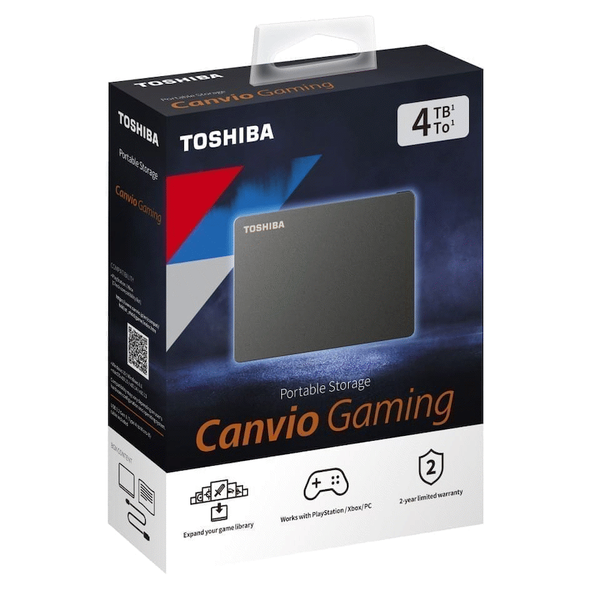 Toshiba Canvio Gaming 4tb - Black