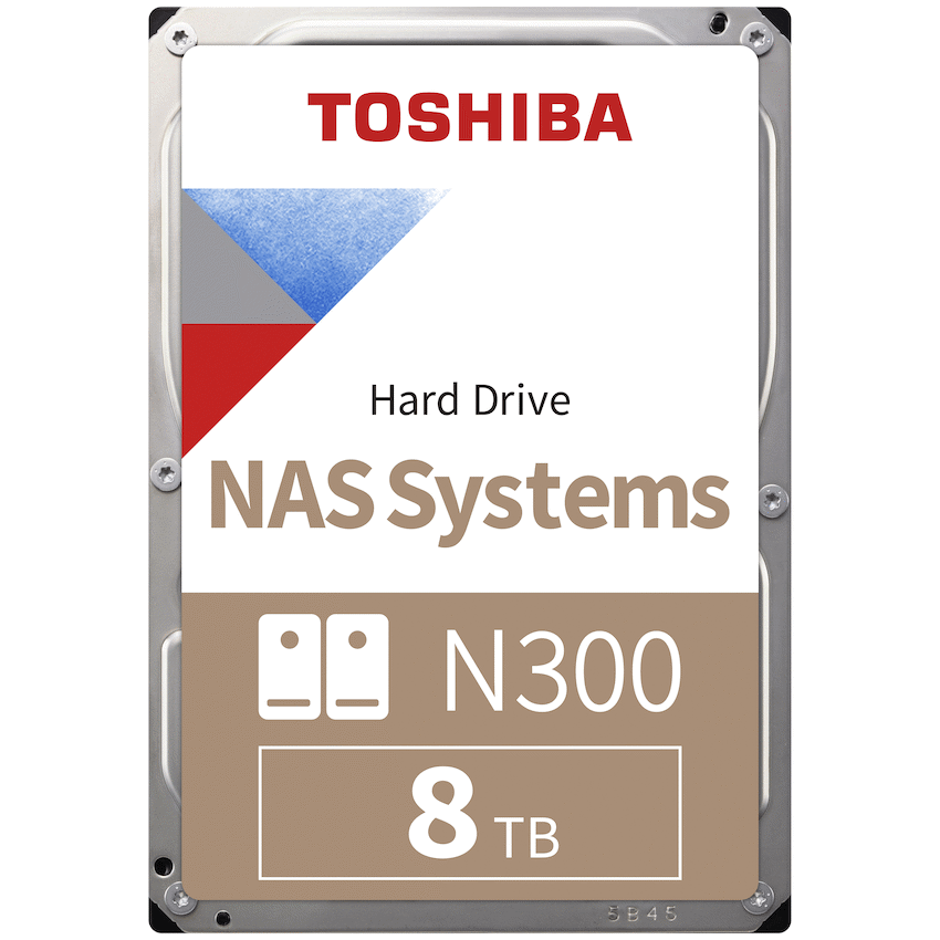 Toshiba N300 NAS Hard Drive 8tb SATA III (512mb/7200rpm)