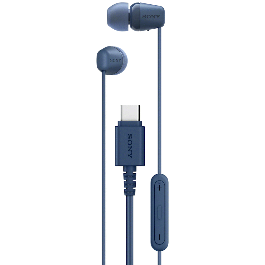 Sony EX15C USB-C Wired In-Ear Earphones - Blue