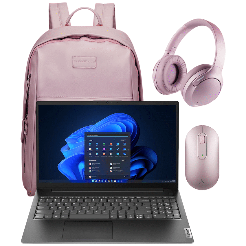 Lenovo 82YU010NSA - V15 AMD Ryzen 3 8/256 Ladies Bundle