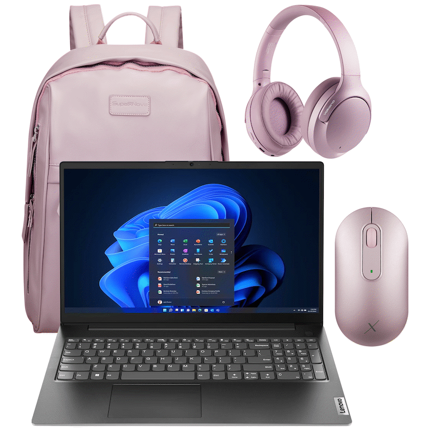 Lenovo 82YU015DSA - V15 AMD Ryzen 5 16/512 Ladies Bundle