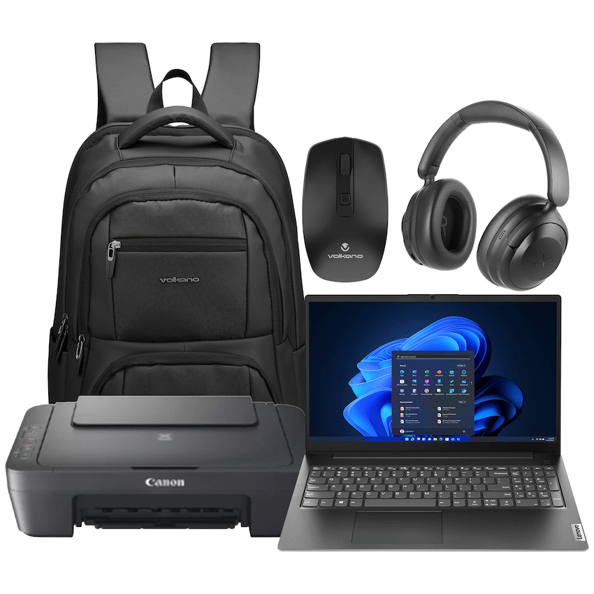 Lenovo 82YU015DSA - V15 AMD Ryzen 5 16/512 Printer+Bag+Mouse+Headphone