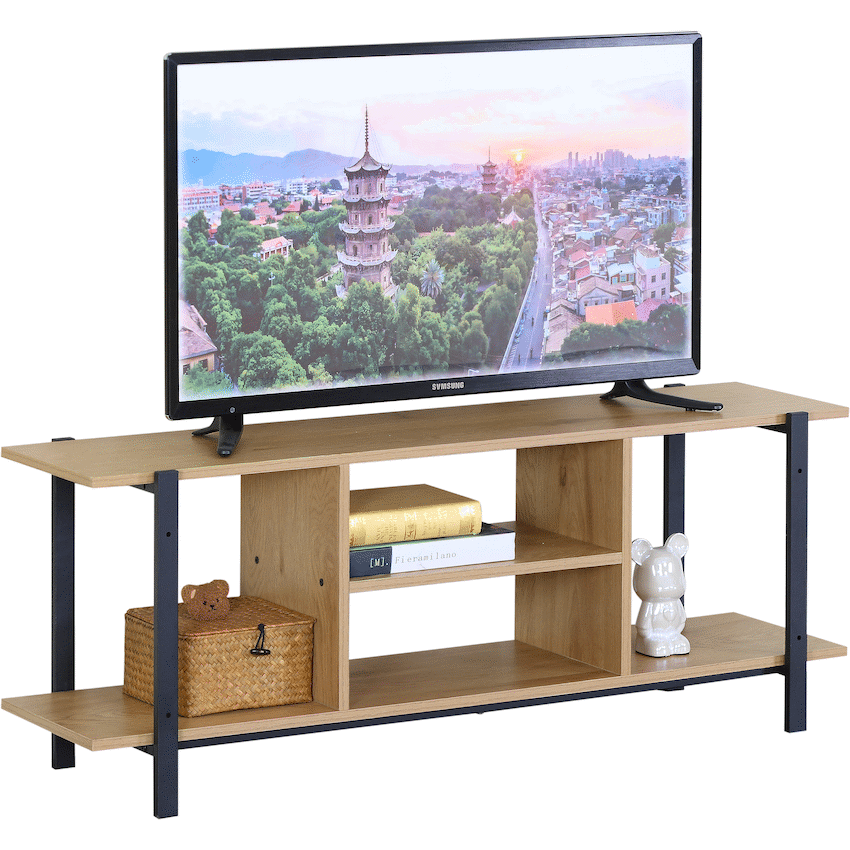 Everfurn Sable TV Stand - Oak