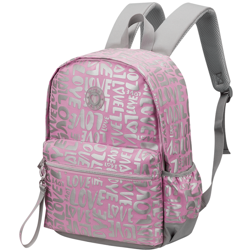 Quest Love-letter Backpack Pink