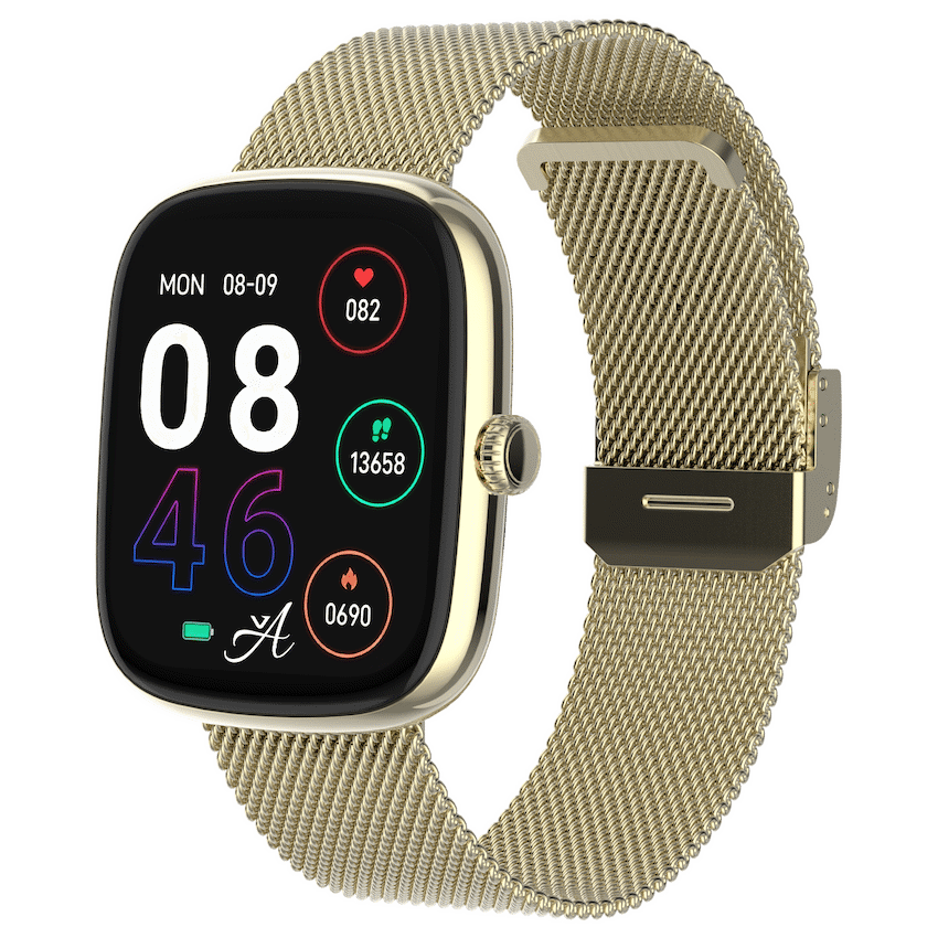 Volkano Ayla Collection Smartwatch with Milanese Strap