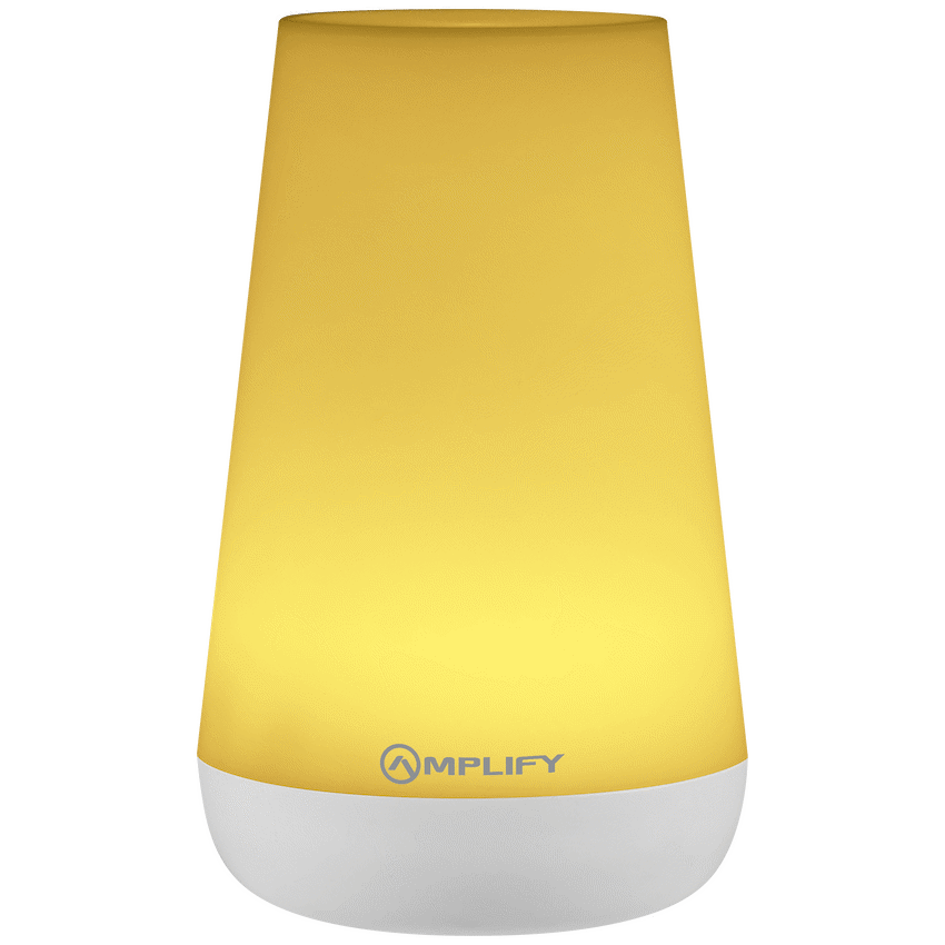 Amplify Glow Series LED Desk Lamp with 3 Lighting Modes - White