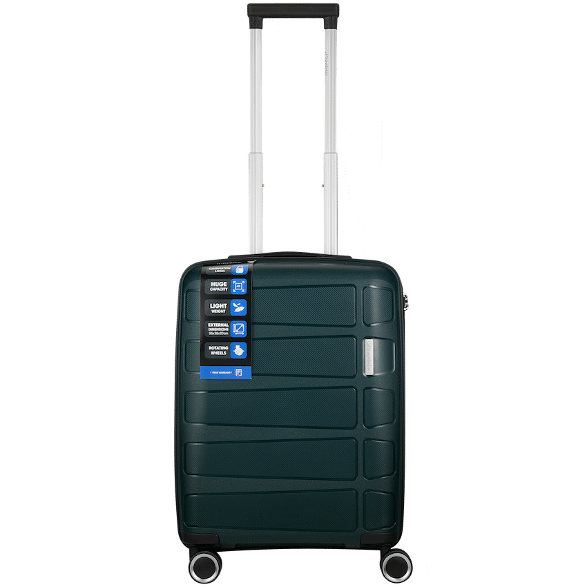 Travelwize Tourer PP 55cm 4-wheel Spinner Luggage Petrol