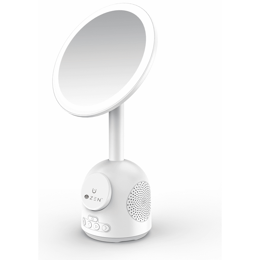 ZEN Unify Series Wireless Phone Charger with Bluetooth Speaker - White