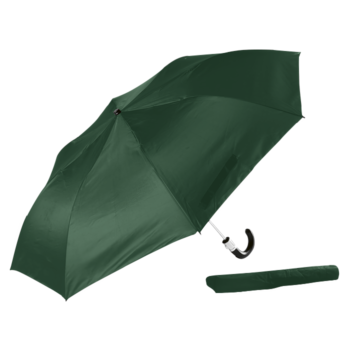 Gents Compact With Leather Handle