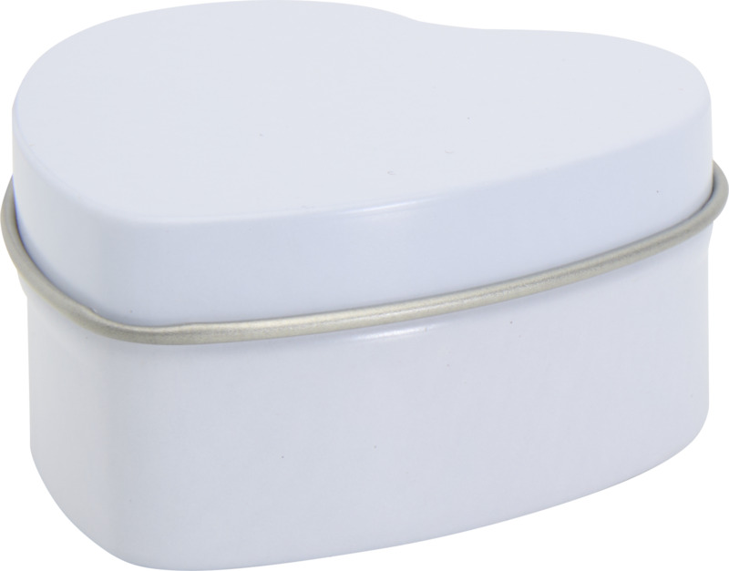 Blissful heart-shaped tin candle with vanilla aroma - Image 3