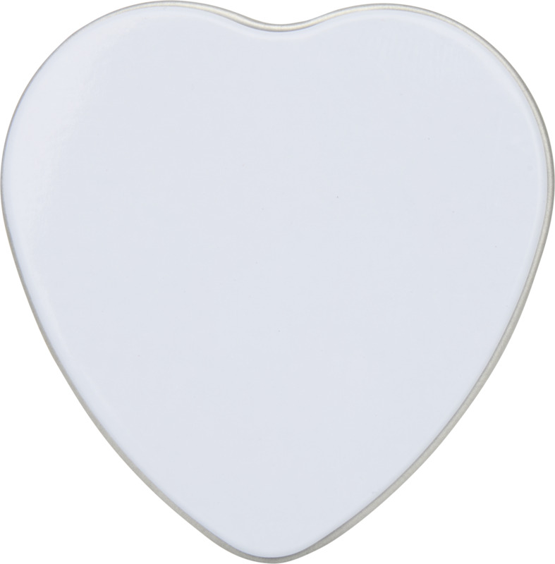 Blissful heart-shaped tin candle with vanilla aroma - Image 2