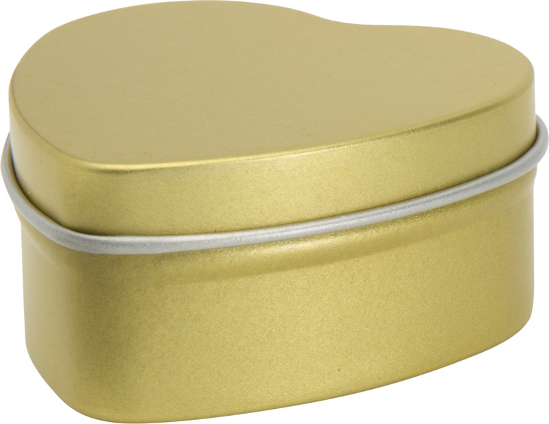Blissful heart-shaped tin candle with vanilla aroma - Image 8
