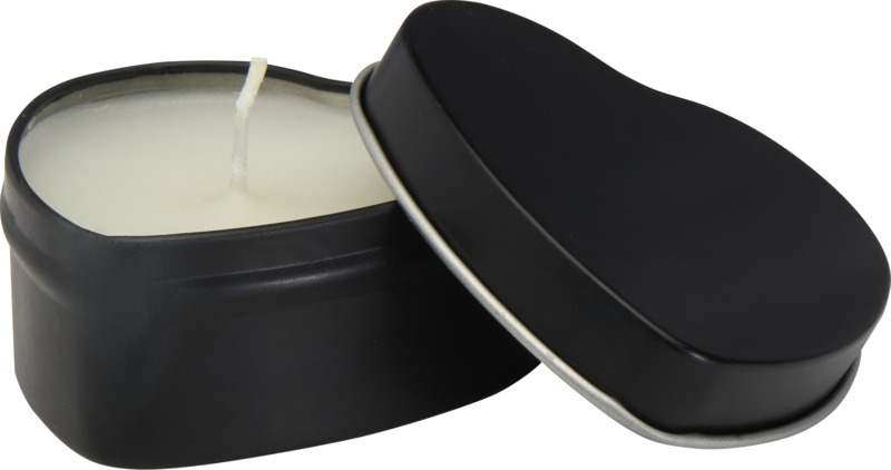 Blissful heart-shaped tin candle with vanilla aroma - Image 11