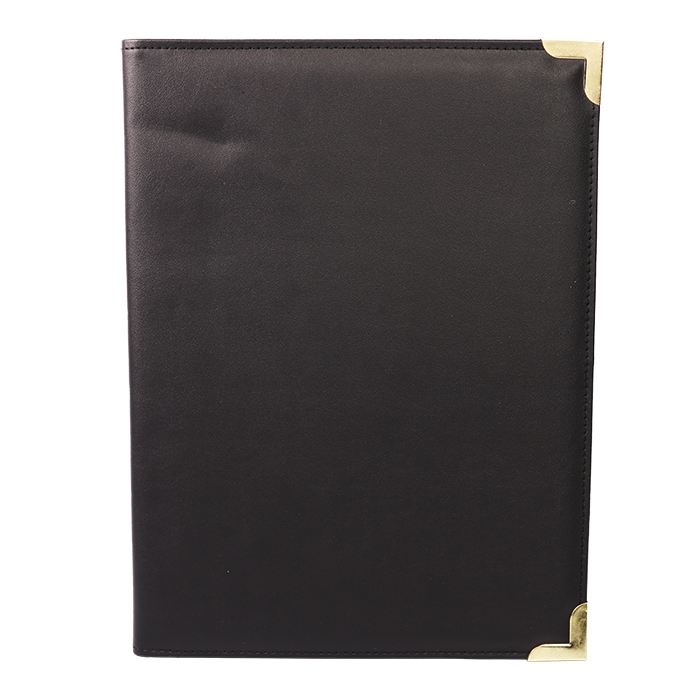 A4 Folder with Metallic Corners