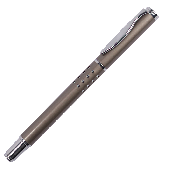 Wavy Clip Brass Rollerball Pen