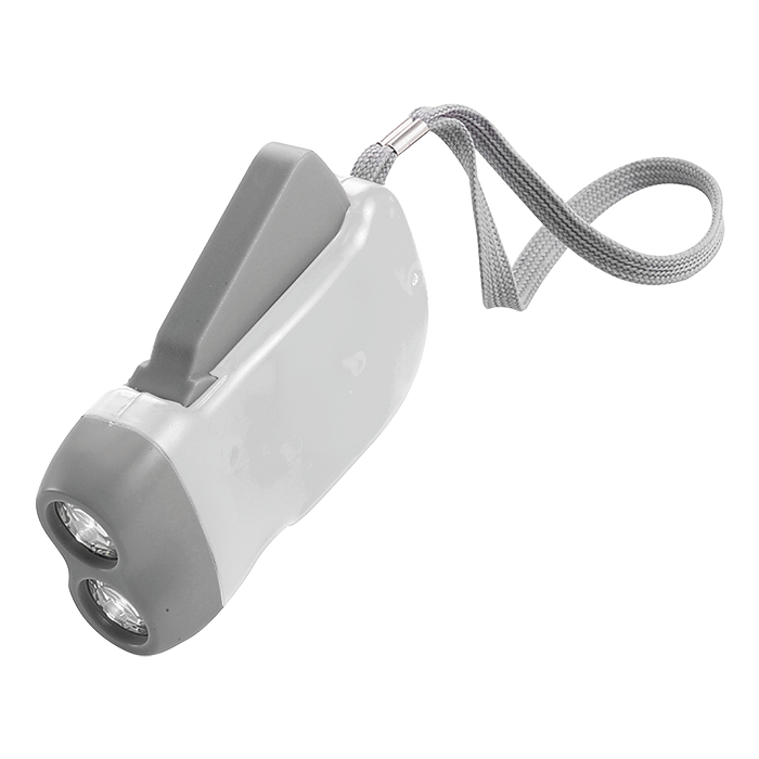 Dynamo Torch with 2 LED Lights