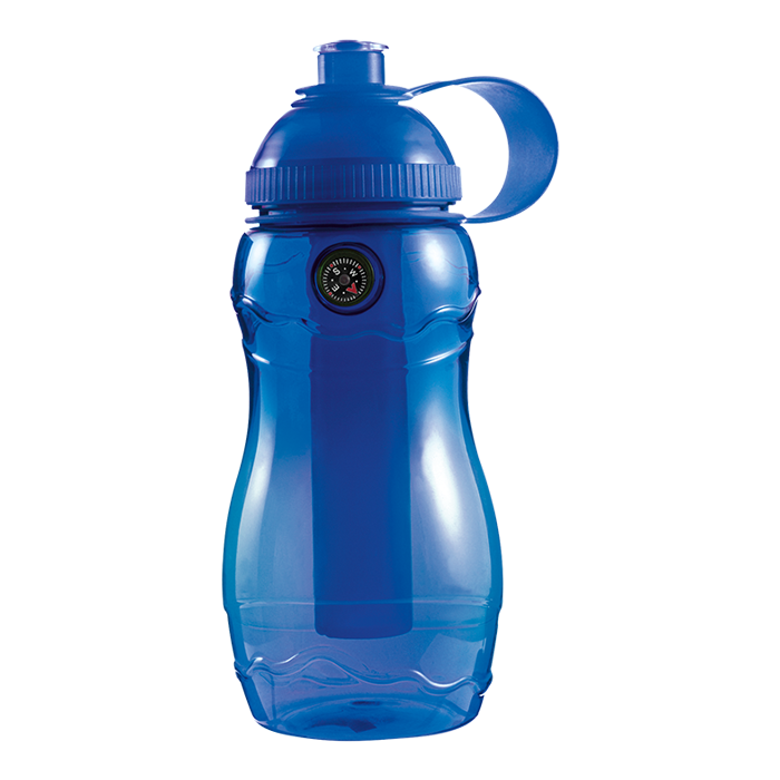400ml Water Bottle with Freezer Stick and Compass