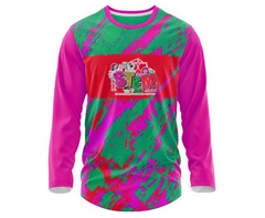 Custom Kids 9-10 - Crew Neck Sub Long Sleeve Shirt