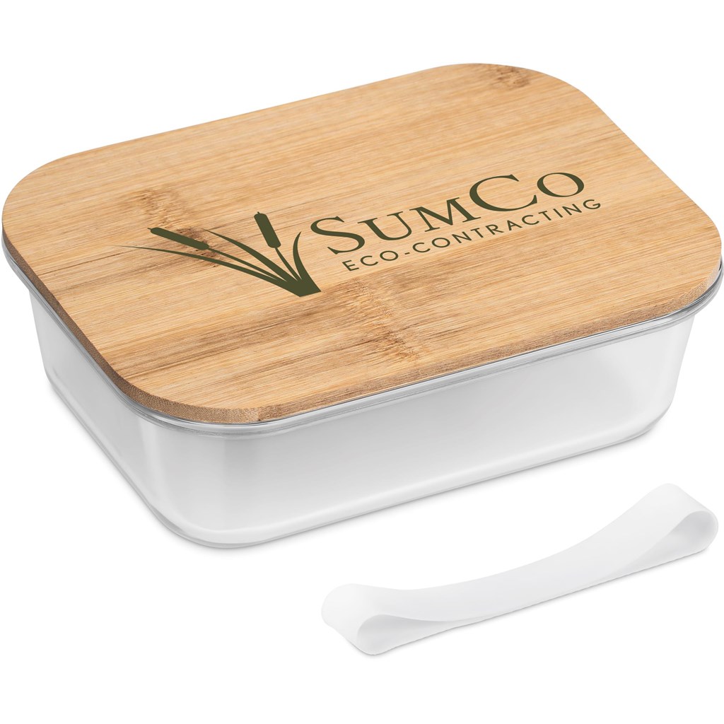 Okiyo Moshi Glass & Bamboo Lunch Box | The Promo Group