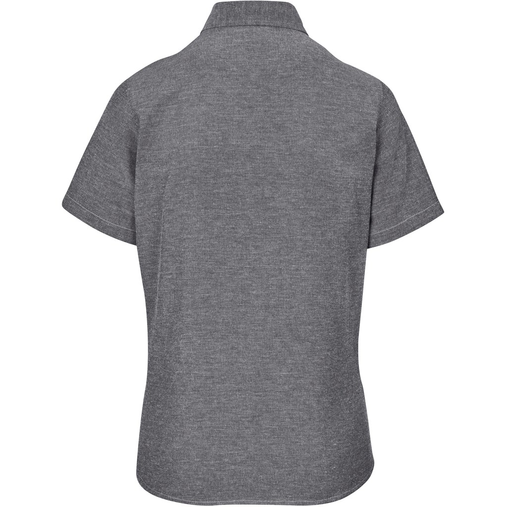 Ladies Short Sleeve Oxford Shirt | The Promo Group