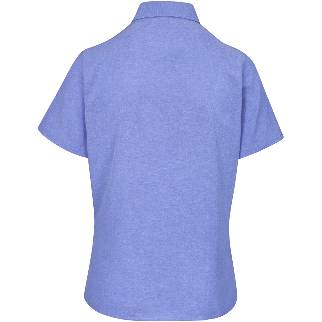 Ladies Short Sleeve Oxford Shirt | The Promo Group